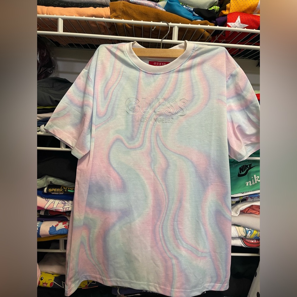 Women’s Guess Pastel Tie-Dye T-Shirt